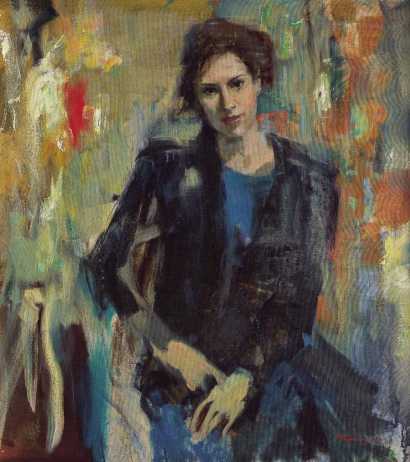 安德里安 1998年作 姑娘肖像